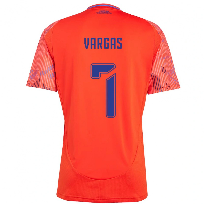 Danxen Dames Jeisson Vargas #7 Oranje Rood Uitshirt Uittenue 2025/26 T-Shirt