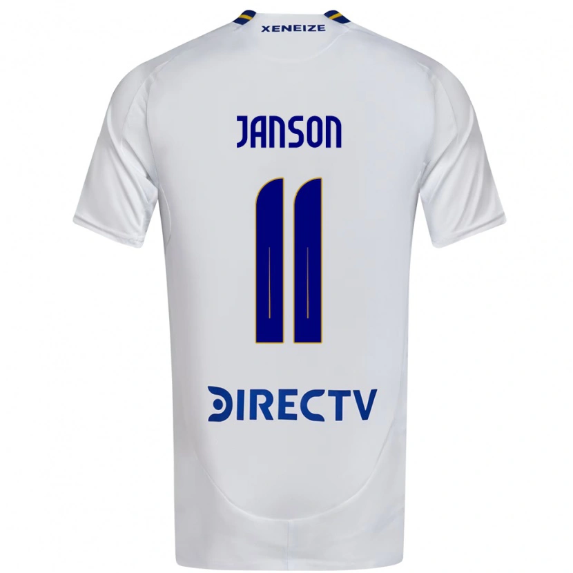 Danxen Dames Lucas Janson #11 Wit Blauw Uitshirt Uittenue 2025/26 T-Shirt