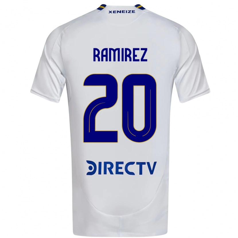 Danxen Dames Juan Ramirez #20 Wit Blauw Uitshirt Uittenue 2025/26 T-Shirt