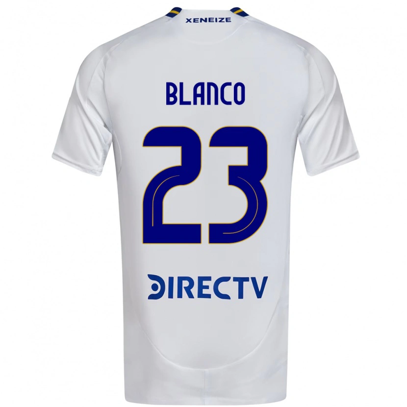 Danxen Dames Lautaro Blanco #23 Wit Blauw Uitshirt Uittenue 2025/26 T-Shirt
