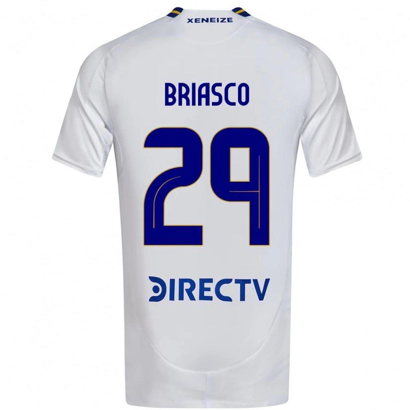 Danxen Dames Norberto Briasco #29 Wit Blauw Uitshirt Uittenue 2025/26 T-Shirt