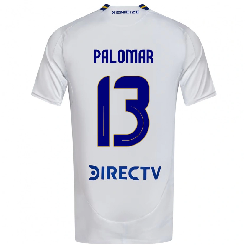 Danxen Dames Estefania Palomar #13 Wit Blauw Uitshirt Uittenue 2025/26 T-Shirt