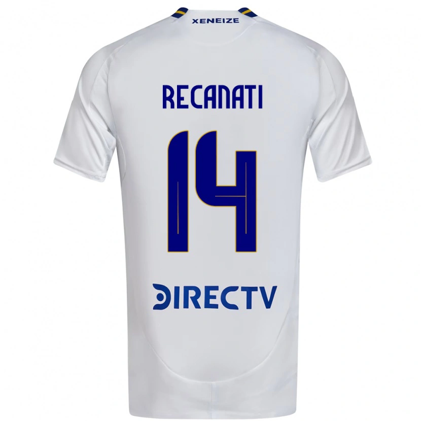 Danxen Dames Bianca Recanati #14 Wit Blauw Uitshirt Uittenue 2025/26 T-Shirt
