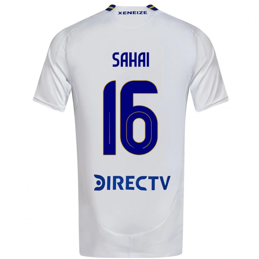 Danxen Dames Veer Sahai #16 Wit Blauw Uitshirt Uittenue 2025/26 T-Shirt