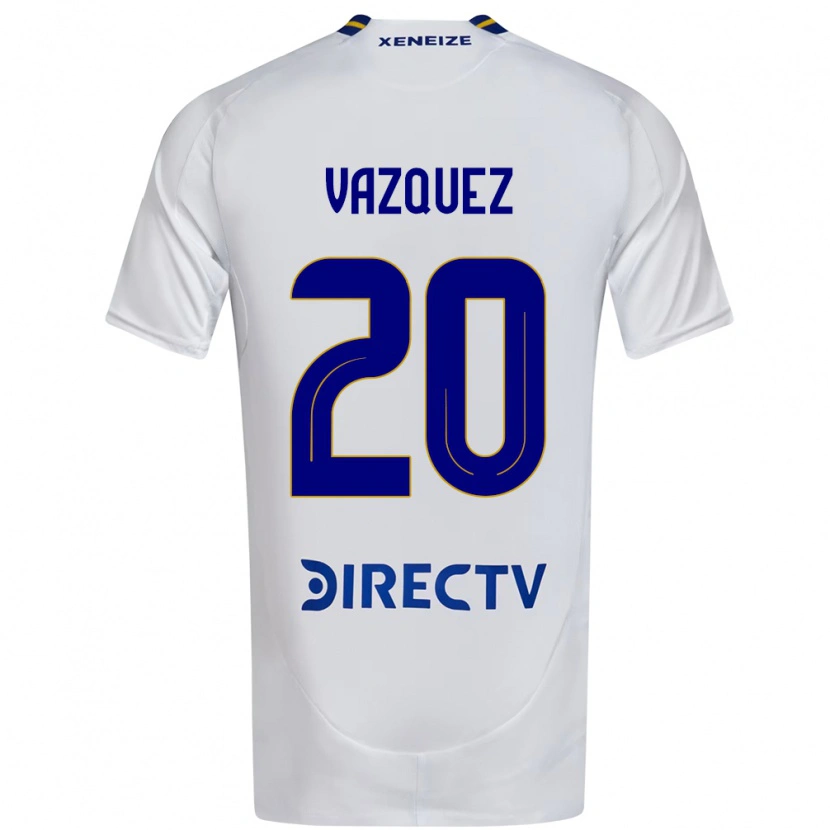 Danxen Dames Constanza Vazquez #20 Wit Blauw Uitshirt Uittenue 2025/26 T-Shirt