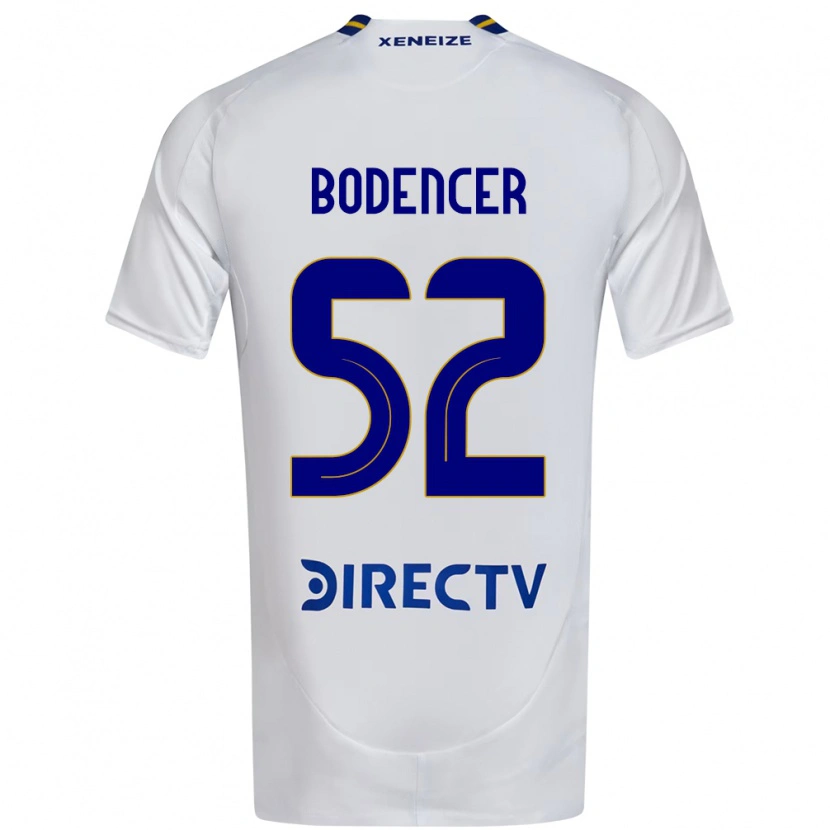 Danxen Dames Erik Bodencer #52 Wit Blauw Uitshirt Uittenue 2025/26 T-Shirt