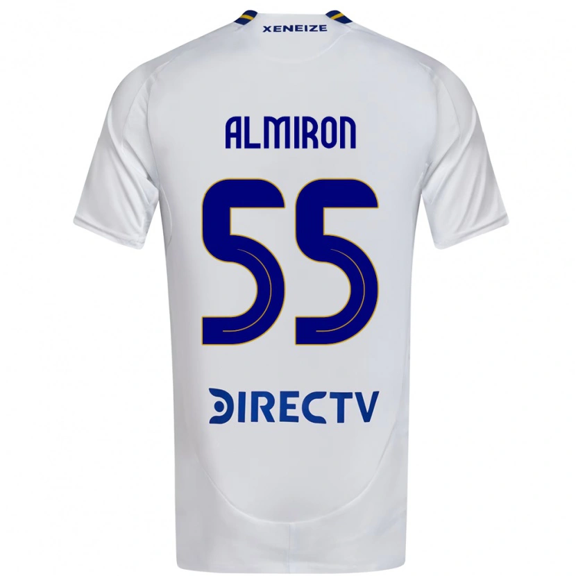 Danxen Dames Ezequiel Almiron #55 Wit Blauw Uitshirt Uittenue 2025/26 T-Shirt
