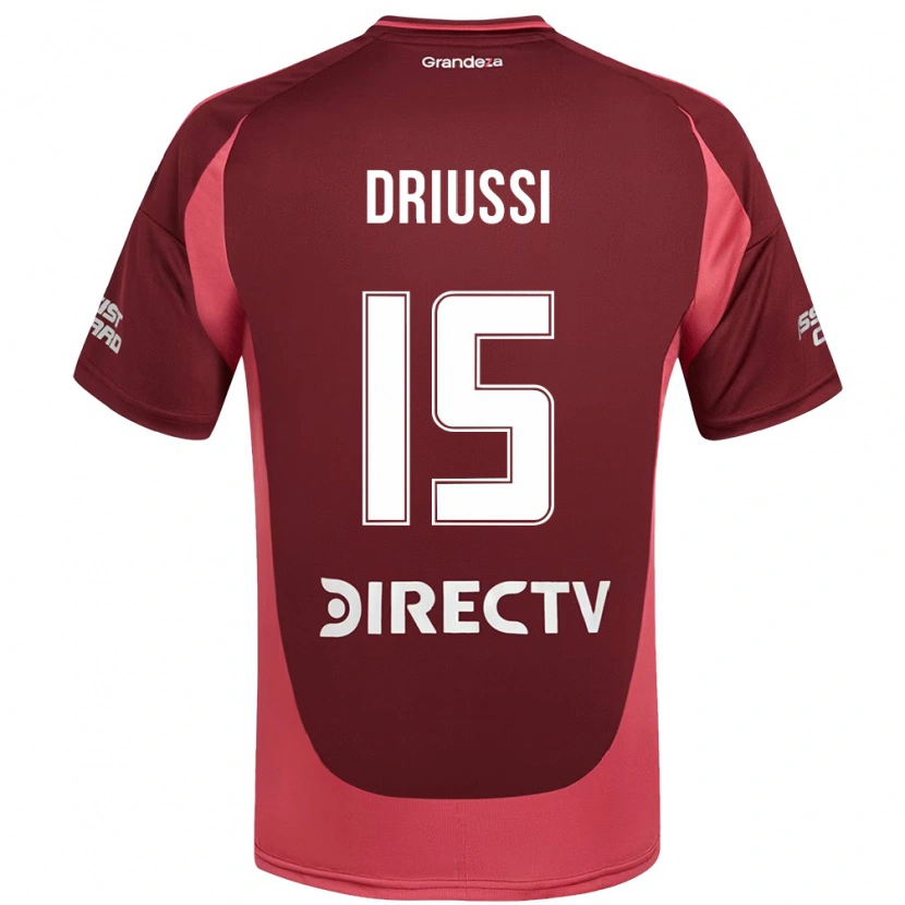 Danxen Dames Sebastián Driussi #15 Bourgondisch Magenta Uitshirt Uittenue 2025/26 T-Shirt