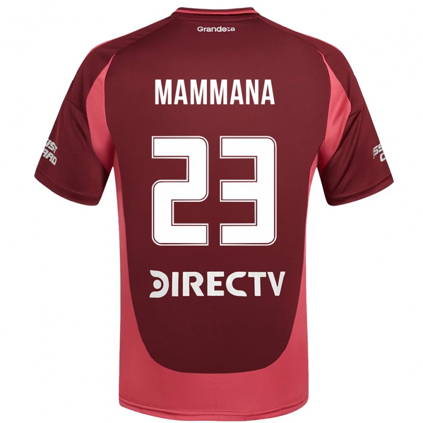 Danxen Dames Emanuel Mammana #23 Bourgondisch Magenta Uitshirt Uittenue 2025/26 T-Shirt