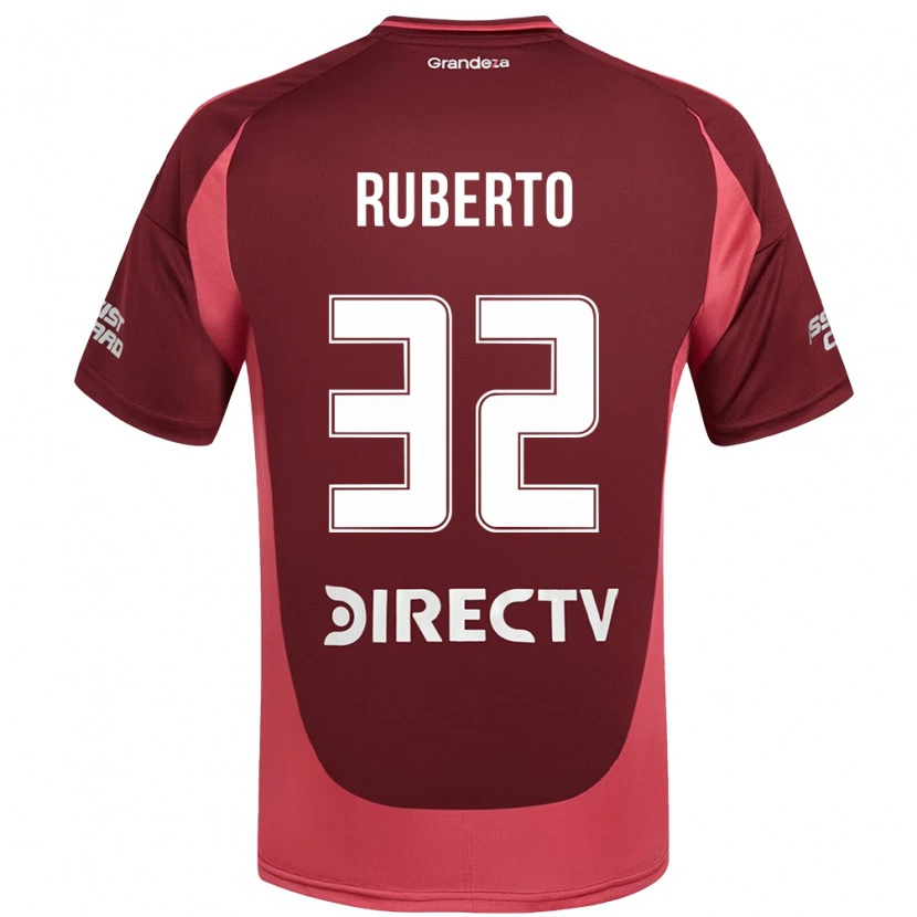 Danxen Dames Agustín Ruberto #32 Bourgondisch Magenta Uitshirt Uittenue 2025/26 T-Shirt