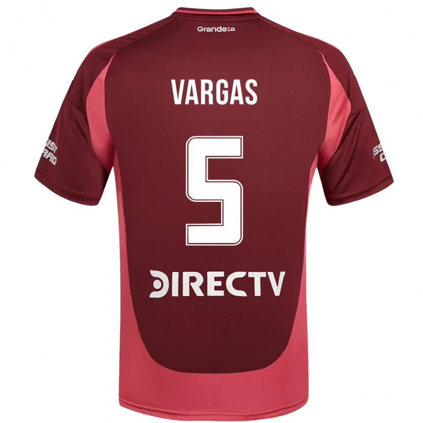 Danxen Dames Agustina Vargas #5 Bourgondisch Magenta Uitshirt Uittenue 2025/26 T-Shirt