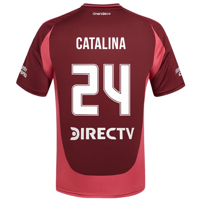 Danxen Dames Catalina Julia Primo #24 Bourgondisch Magenta Uitshirt Uittenue 2025/26 T-Shirt