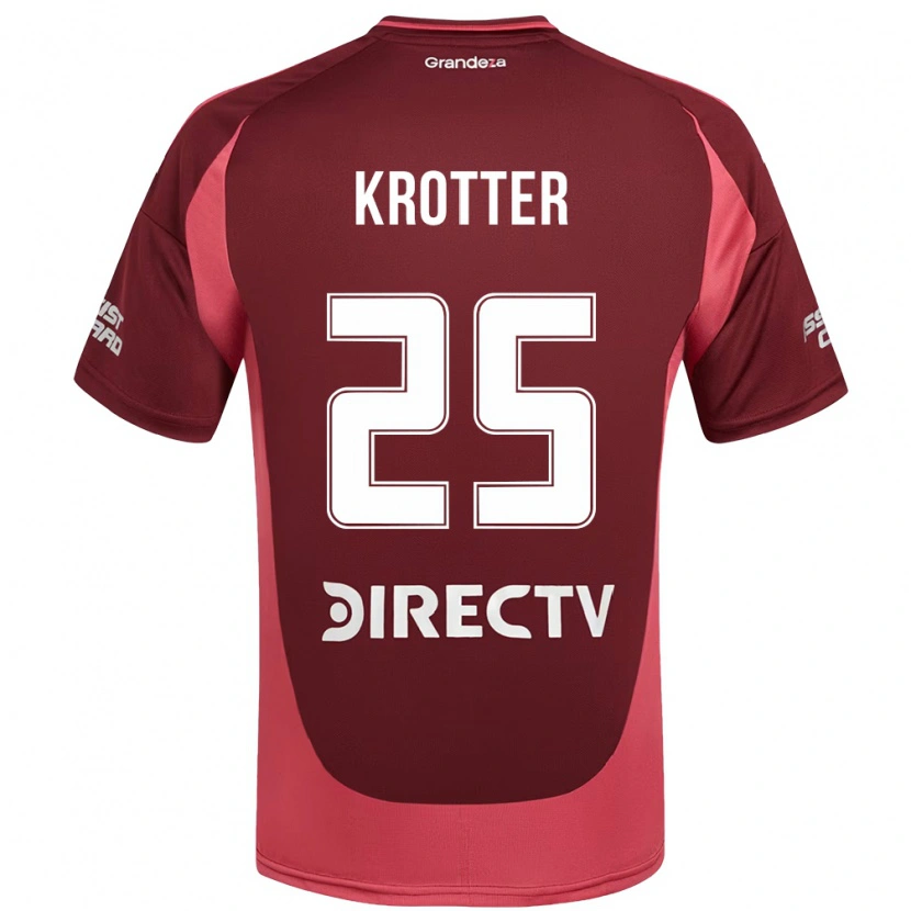 Danxen Dames Martina Krotter #25 Bourgondisch Magenta Uitshirt Uittenue 2025/26 T-Shirt