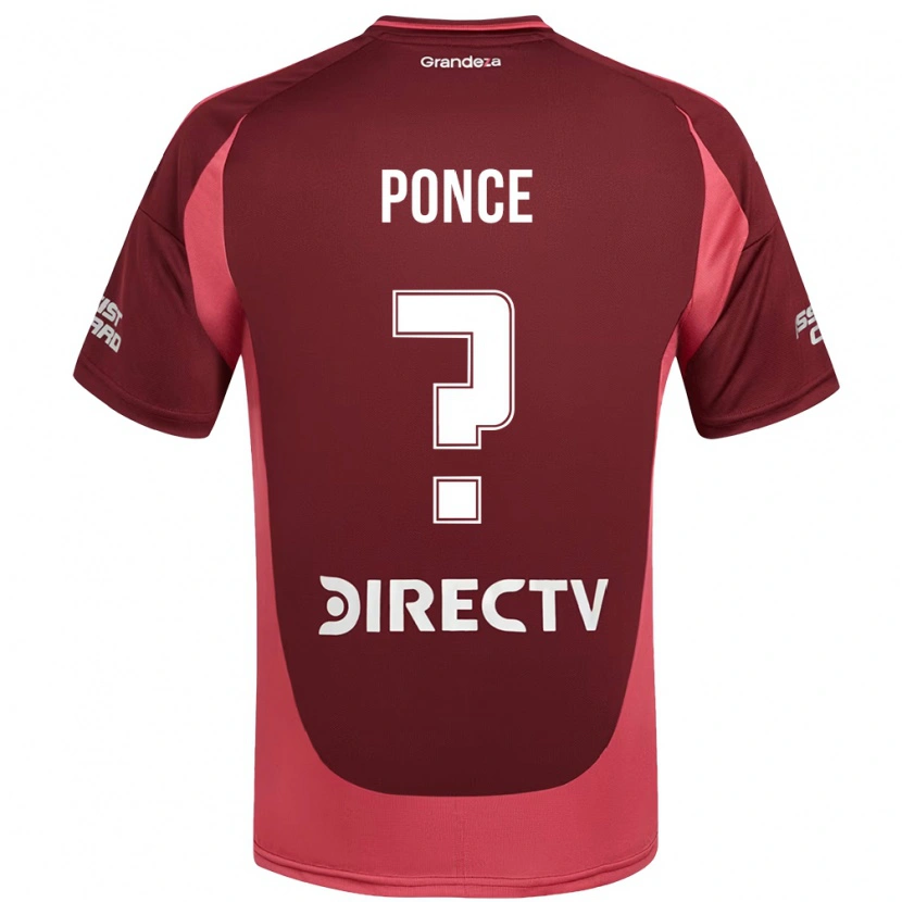 Danxen Dames Tomas Castro Ponce #0 Bourgondisch Magenta Uitshirt Uittenue 2025/26 T-Shirt