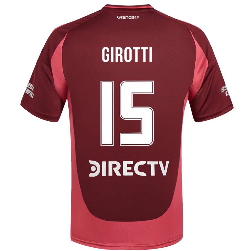 Danxen Dames Federico Girotti #15 Bourgondisch Magenta Uitshirt Uittenue 2025/26 T-Shirt