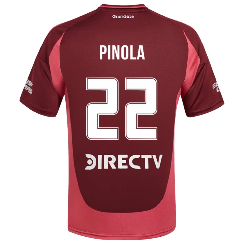 Danxen Dames Javier Pinola #22 Bourgondisch Magenta Uitshirt Uittenue 2025/26 T-Shirt