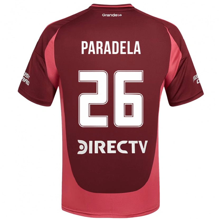 Danxen Dames Jose Paradela #26 Bourgondisch Magenta Uitshirt Uittenue 2025/26 T-Shirt