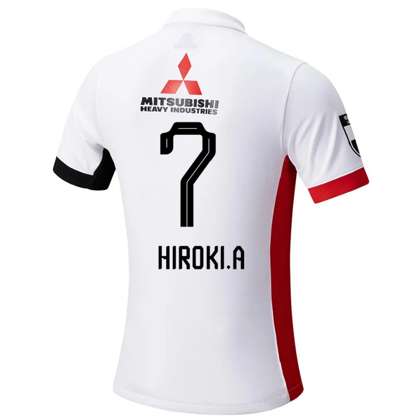 Danxen Dames Hiroki Abe #7 Wit Zwart Uitshirt Uittenue 2025/26 T-Shirt