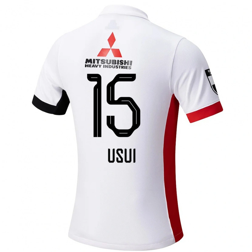 Danxen Dames Tsubasa Usui #15 Wit Zwart Uitshirt Uittenue 2025/26 T-Shirt