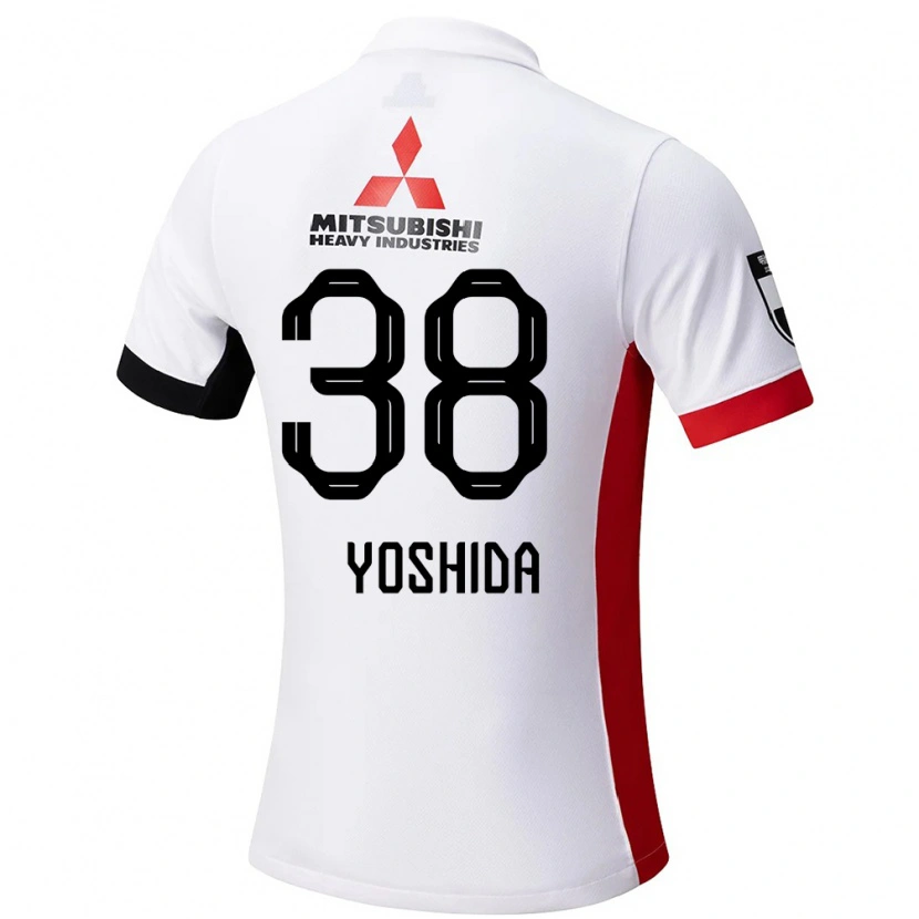 Danxen Dames Masanobu Yoshida #38 Wit Zwart Uitshirt Uittenue 2025/26 T-Shirt