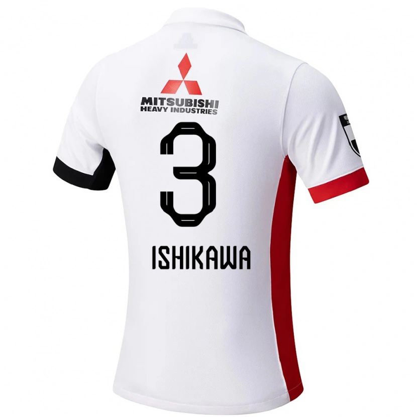 Danxen Dames Rion Ishikawa #3 Wit Zwart Uitshirt Uittenue 2025/26 T-Shirt
