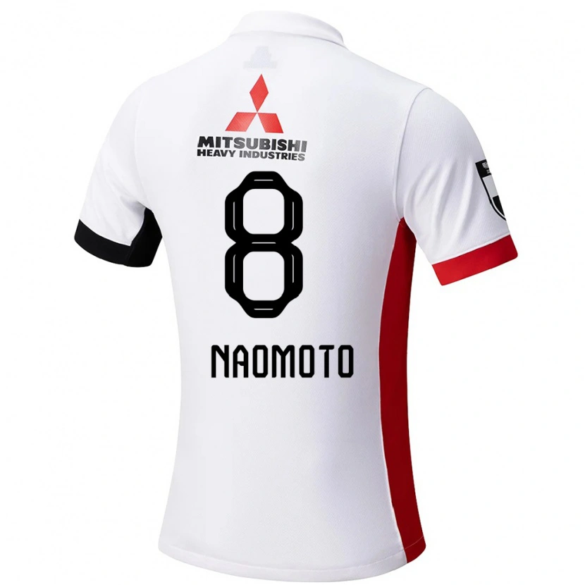 Danxen Dames Hikaru Naomoto #8 Wit Zwart Uitshirt Uittenue 2025/26 T-Shirt