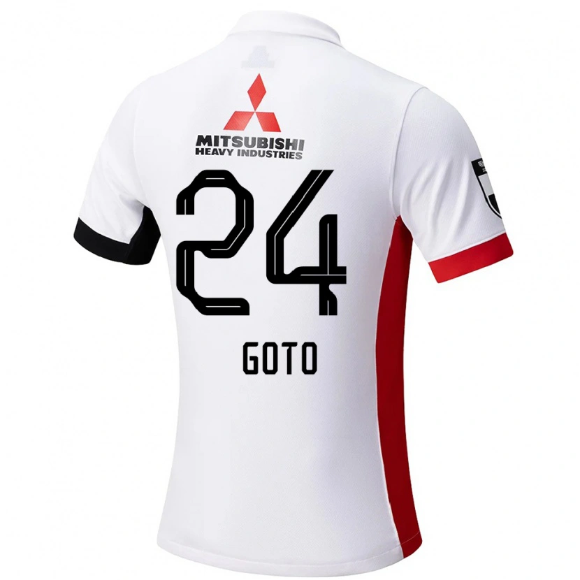 Danxen Dames Wakaba Goto #24 Wit Zwart Uitshirt Uittenue 2025/26 T-Shirt