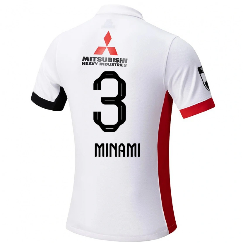 Danxen Dames Moeka Minami #3 Wit Zwart Uitshirt Uittenue 2025/26 T-Shirt
