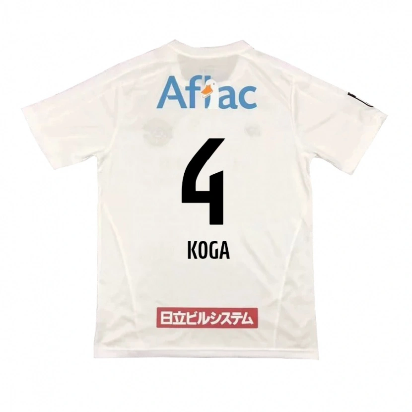 Danxen Dames Taiyo Koga #4 Lichtgrijs Beige Uitshirt Uittenue 2025/26 T-Shirt