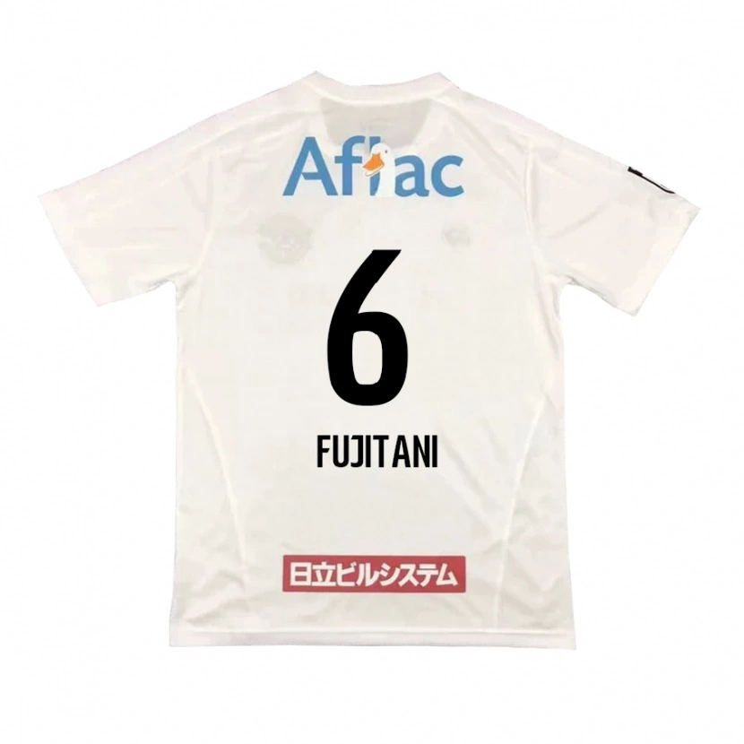 Danxen Dames Atsuto Fujitani #6 Lichtgrijs Beige Uitshirt Uittenue 2025/26 T-Shirt