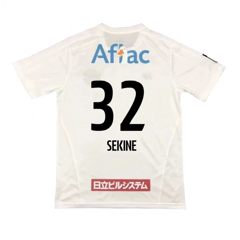 Danxen Dames Hiroki Sekine #32 Lichtgrijs Beige Uitshirt Uittenue 2025/26 T-Shirt