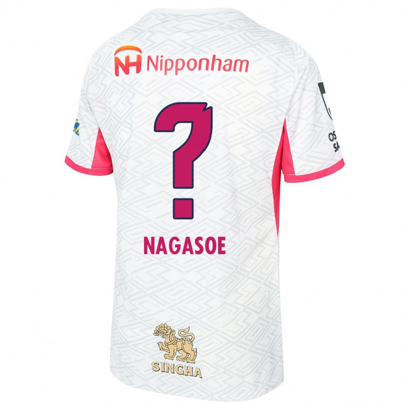 Danxen Dames Koki Nagasoe #0 Wit Sakura Roze Uitshirt Uittenue 2025/26 T-Shirt