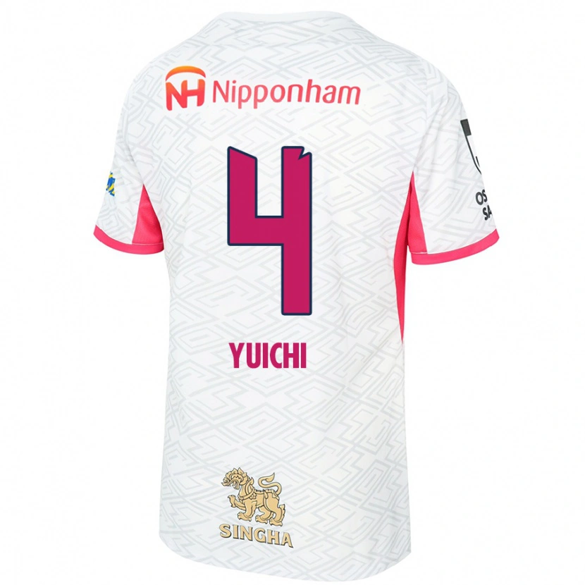 Danxen Dames Yuichi Hirano #4 Wit Sakura Roze Uitshirt Uittenue 2025/26 T-Shirt