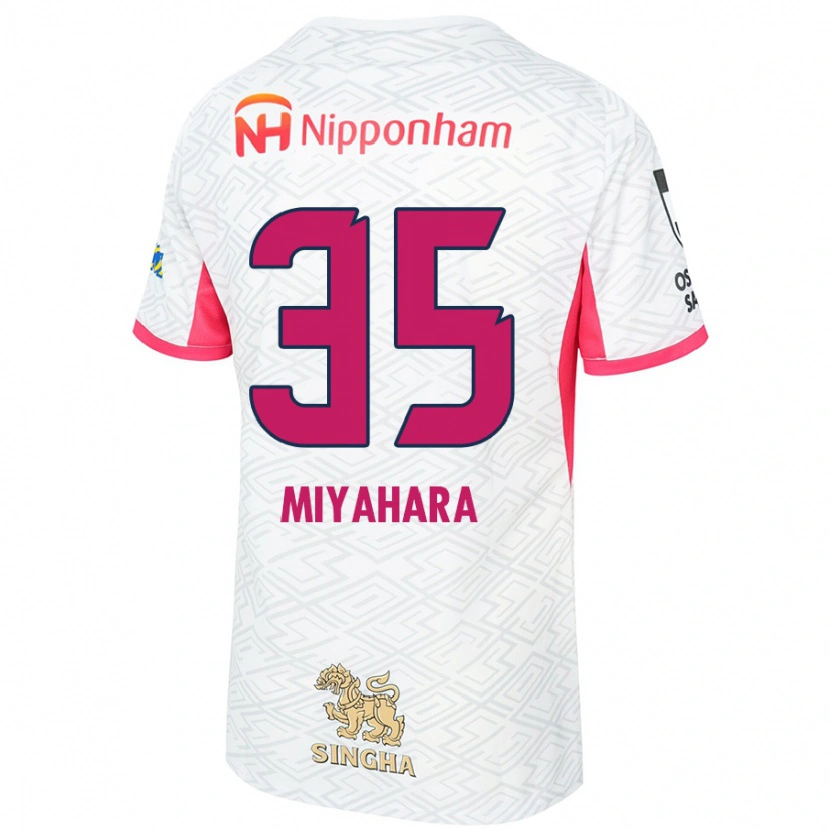 Danxen Dames Jinta Miyahara #35 Wit Sakura Roze Uitshirt Uittenue 2025/26 T-Shirt