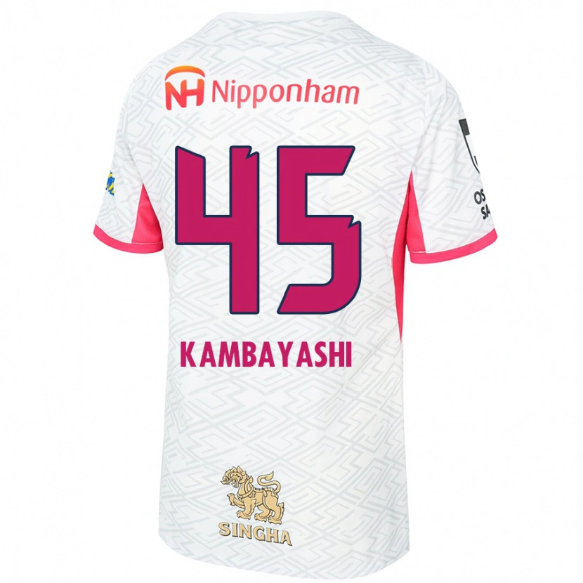 Danxen Dames Go Kambayashi #45 Wit Sakura Roze Uitshirt Uittenue 2025/26 T-Shirt