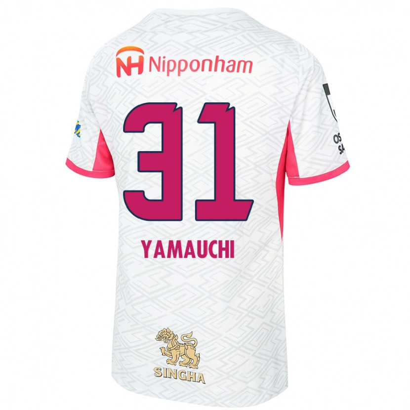 Danxen Dames Hirofumi Yamauchi #31 Wit Sakura Roze Uitshirt Uittenue 2025/26 T-Shirt