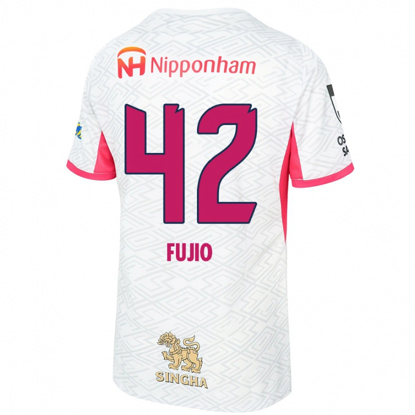 Danxen Dames Shota Fujio #42 Wit Sakura Roze Uitshirt Uittenue 2025/26 T-Shirt