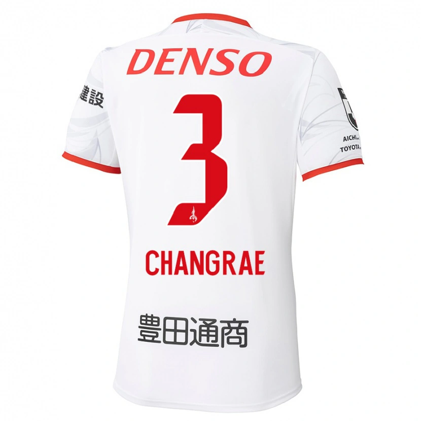 Danxen Dames Chang-Rae Ha #3 Wit Rood Uitshirt Uittenue 2025/26 T-Shirt