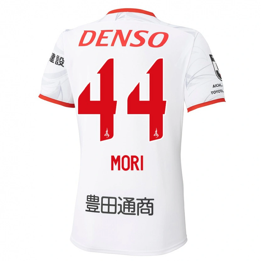 Danxen Dames Soichiro Mori #44 Wit Rood Uitshirt Uittenue 2025/26 T-Shirt