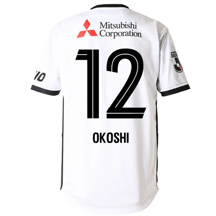 Danxen Dames Yutaha Okoshi #12 Wit Zwart Uitshirt Uittenue 2025/26 T-Shirt
