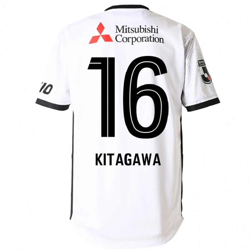 Danxen Dames Rento Kitagawa #16 Wit Zwart Uitshirt Uittenue 2025/26 T-Shirt