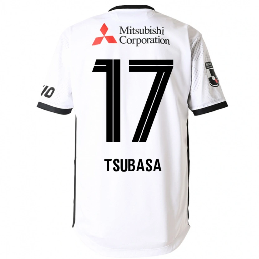 Danxen Dames Tsubasa Terayama #17 Wit Zwart Uitshirt Uittenue 2025/26 T-Shirt