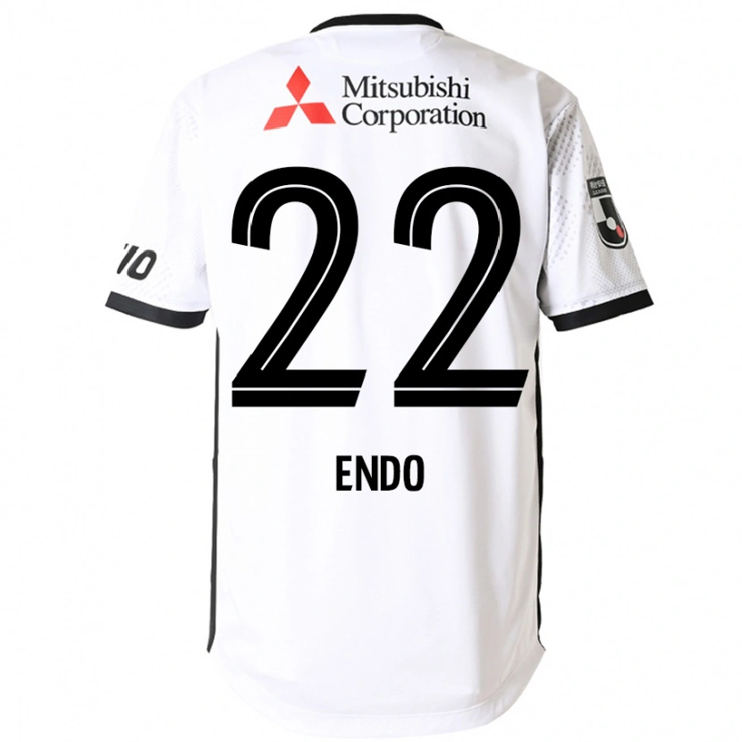 Danxen Dames Keita Endo #22 Wit Zwart Uitshirt Uittenue 2025/26 T-Shirt