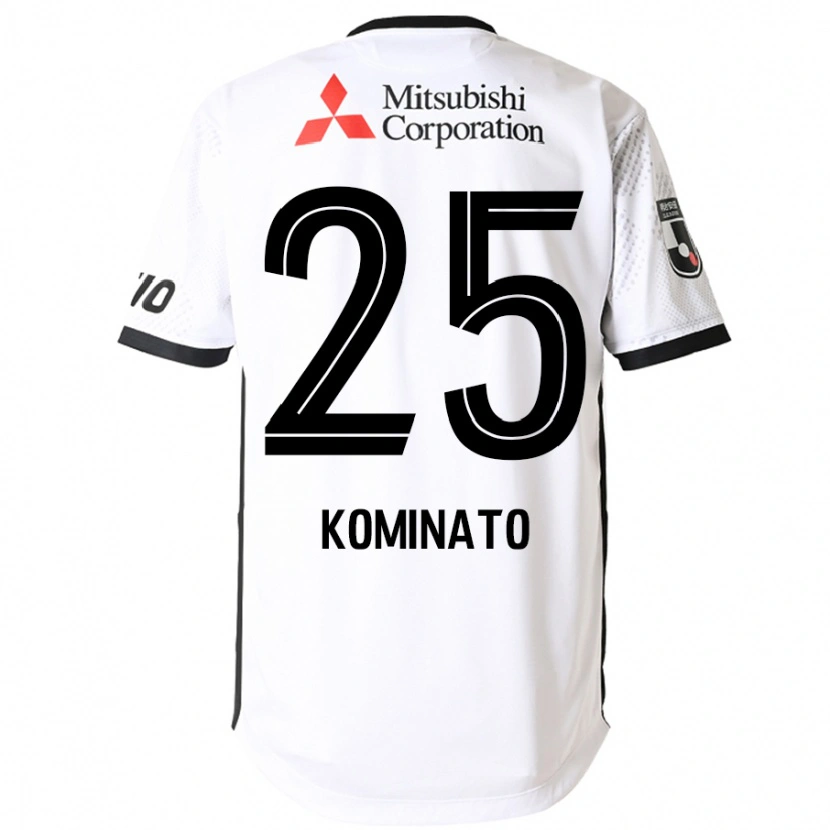 Danxen Dames Tsuna Kominato #25 Wit Zwart Uitshirt Uittenue 2025/26 T-Shirt