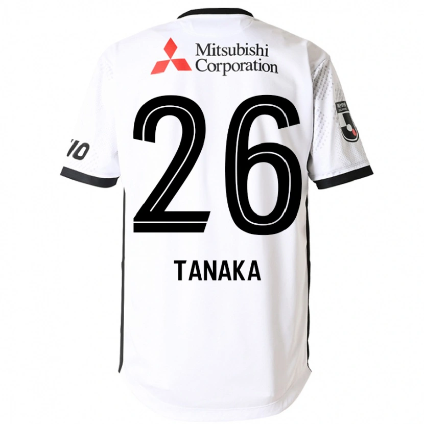 Danxen Dames Haruto Tanaka #26 Wit Zwart Uitshirt Uittenue 2025/26 T-Shirt