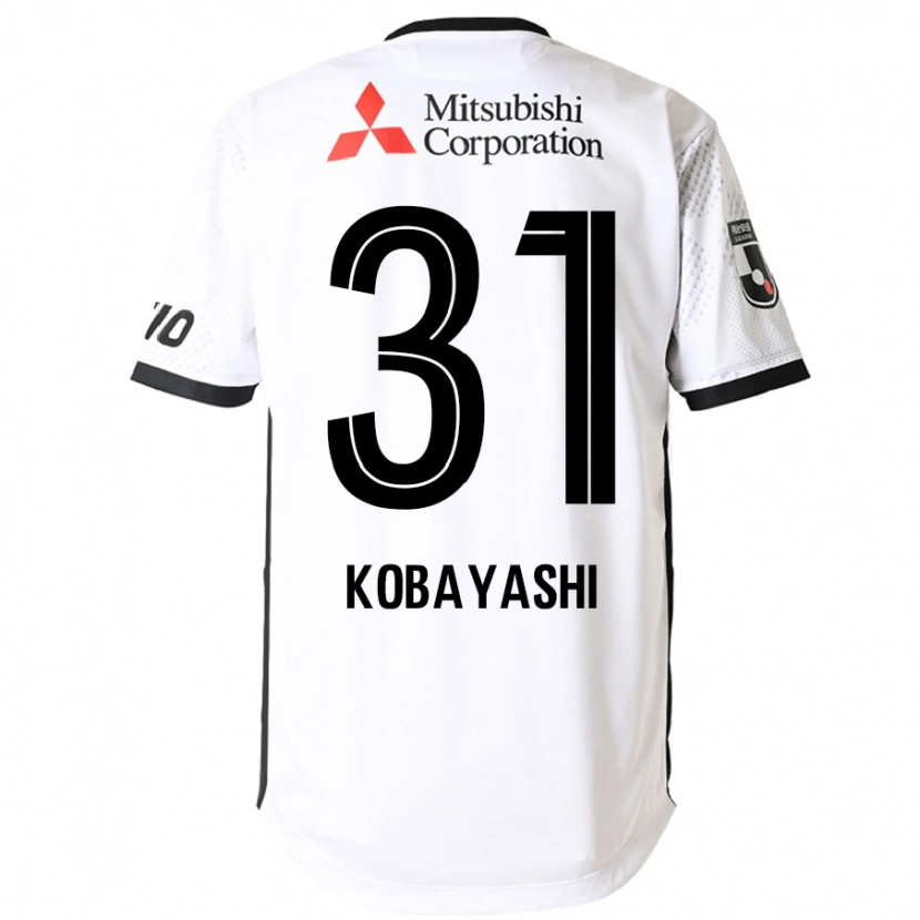 Danxen Dames Masataka Kobayashi #31 Wit Zwart Uitshirt Uittenue 2025/26 T-Shirt
