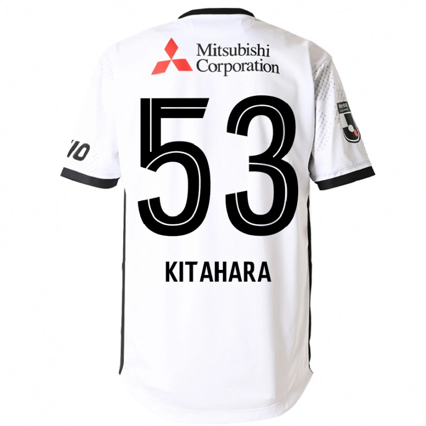 Danxen Dames Maki Kitahara #53 Wit Zwart Uitshirt Uittenue 2025/26 T-Shirt
