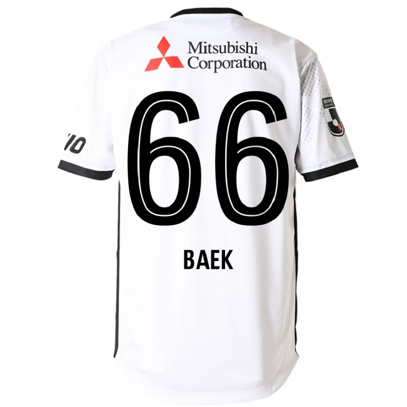 Danxen Dames In-Hwan Baek #66 Wit Zwart Uitshirt Uittenue 2025/26 T-Shirt