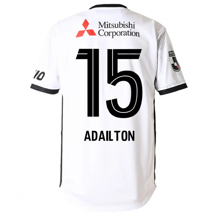 Danxen Dames Adailton #15 Wit Zwart Uitshirt Uittenue 2025/26 T-Shirt