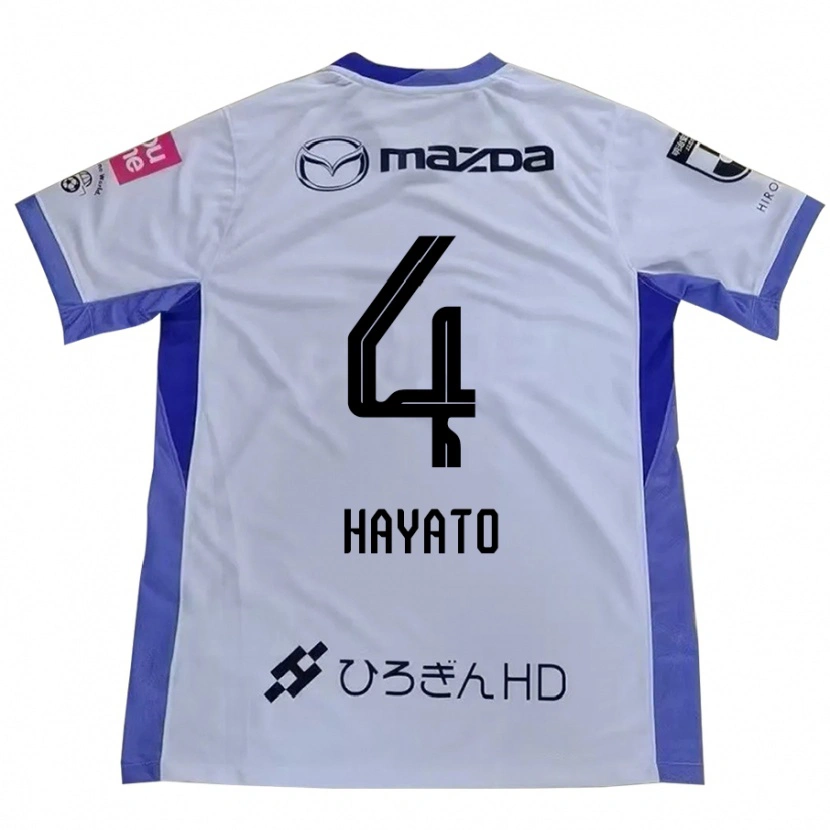 Danxen Dames Hayato Araki #4 Wit Oranje Uitshirt Uittenue 2025/26 T-Shirt